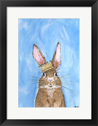 Framed King Rabbit Print