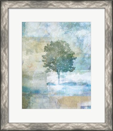 Framed Tree Abstract I Print