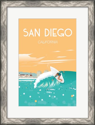 Framed San Diego Print