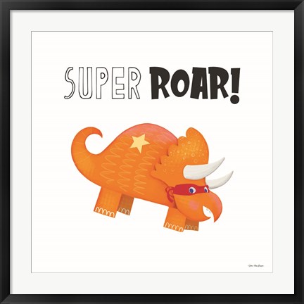 Framed Super Roar Print