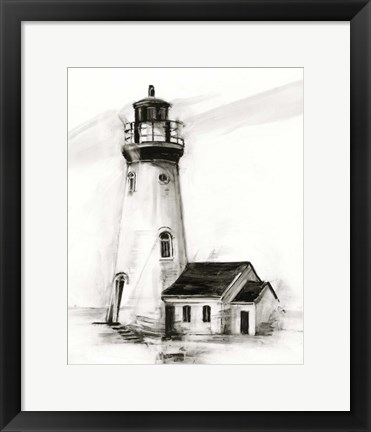 Framed Lighthouse Study I Print