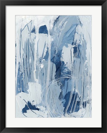 Framed Blue Falls I Print
