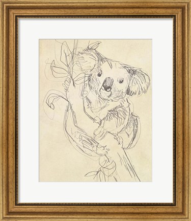 Framed Outback Sketch II Print