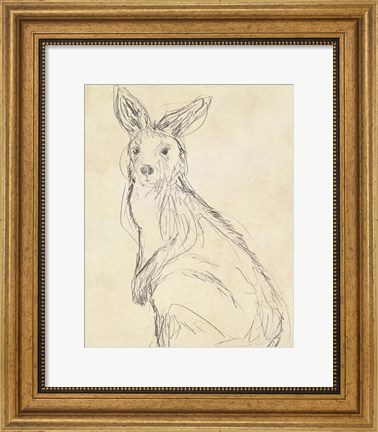 Framed Outback Sketch IV Print