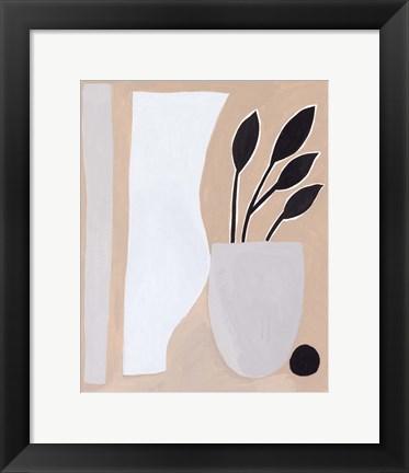 Framed Pale Abstraction II Print