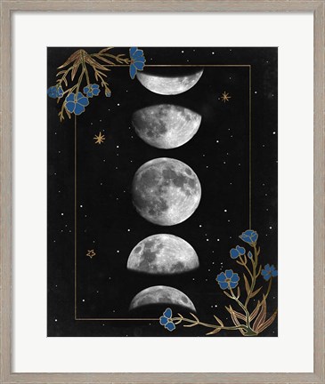 Framed Night Moon I Print