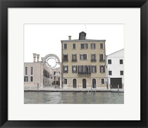Framed Venetian Facade Photos VII Print