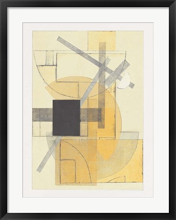 Framed Mapping Bauhaus III Print