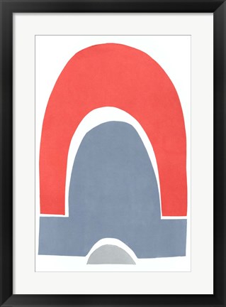 Framed Primary Arches III Print