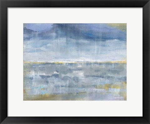 Framed Rain on the Horizon Print