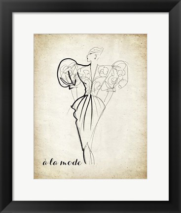 Framed Couture Concepts I Print