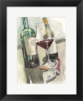 Framed Wine Series II Print