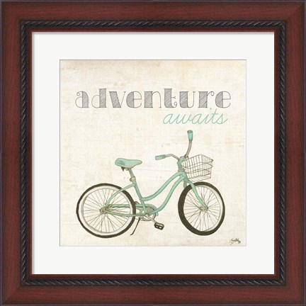 Framed Explore and Adventure II Print