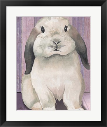 Framed Bunny I Print