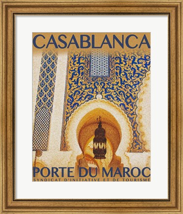 Framed Destination Morocco I Print