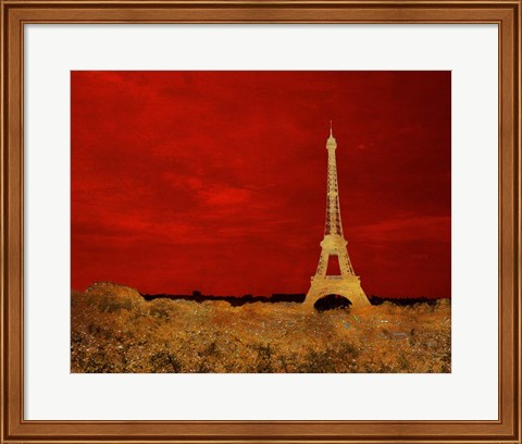 Framed Red Paris Print