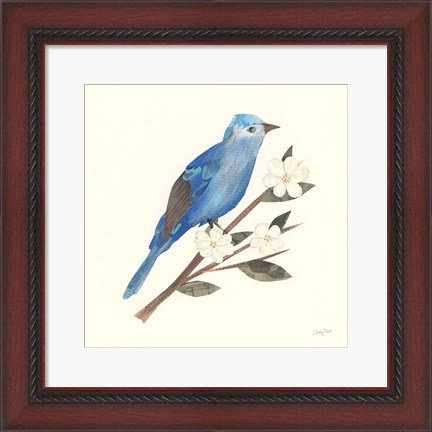 Framed Birds and Blossoms III Print