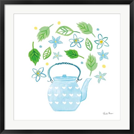Framed Organic Tea III Print
