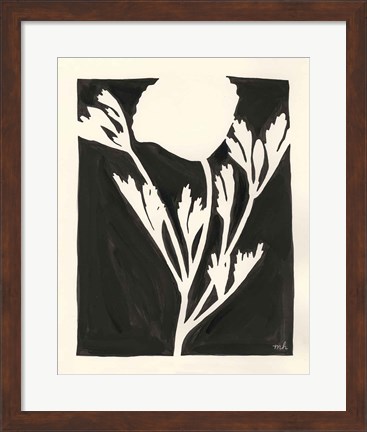 Framed Joyful Spring II Black Print