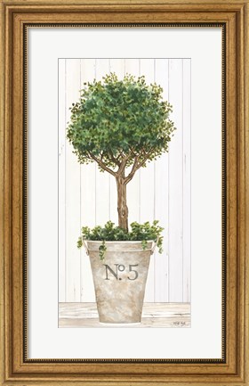 Framed Magnificent Topiary III Print