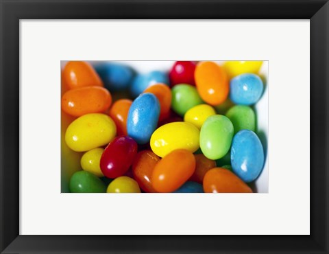 Framed Jellybeans in a Bowl Print