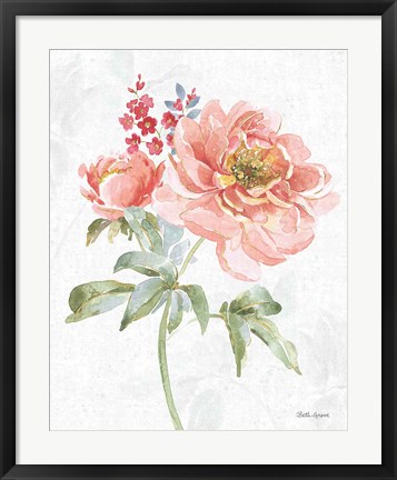 Framed Floral Focus VI Print