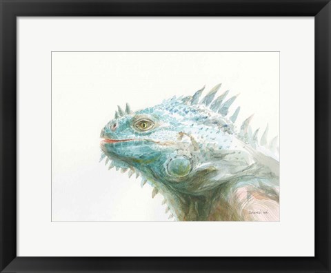 Framed Tropical Iguana Print