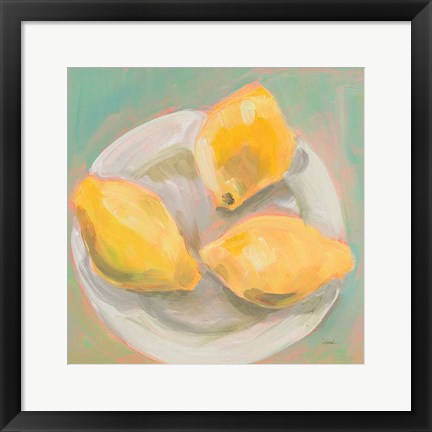 Framed Life and Lemons I Print