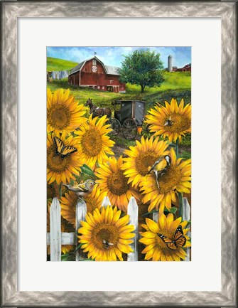 Framed Country Paradise II Print