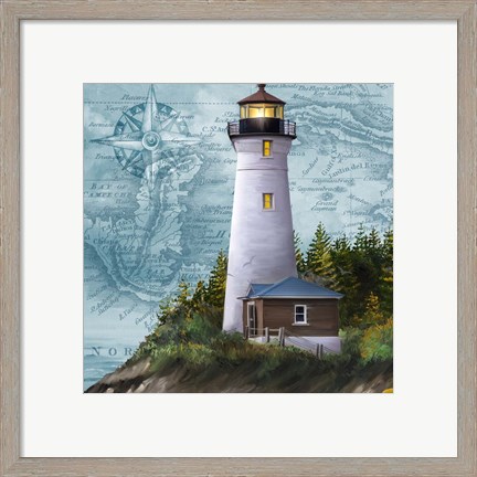 Framed Lighthouse IV Print