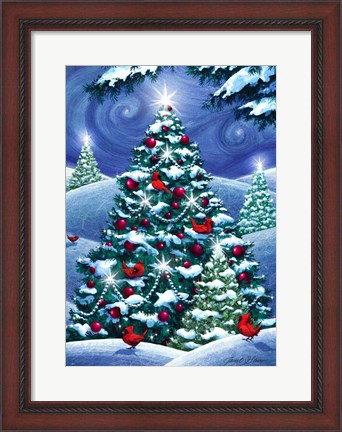 Framed O Christmas Trees Print