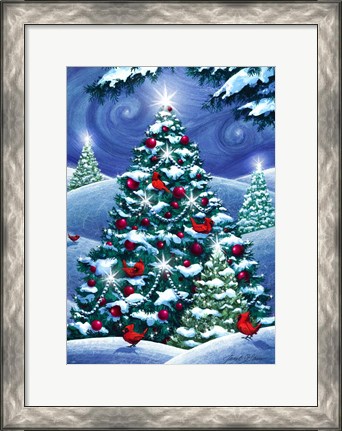 Framed O Christmas Trees Print