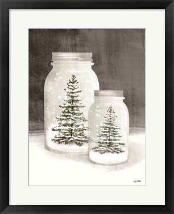 Framed Mason Snowglobes Print