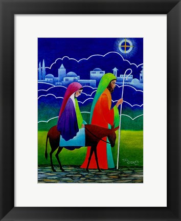 Framed Oh Holy Night Print