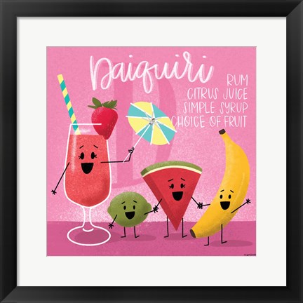 Framed Daiquiri Print