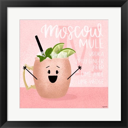 Framed Moscow Mule Print