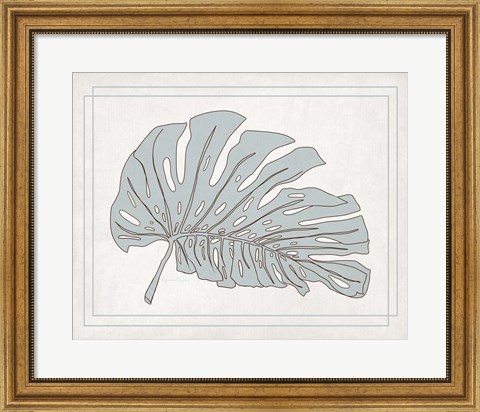 Framed Tropical Monstera II Print