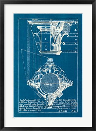 Framed Architectural Drawings X Blueprint Print