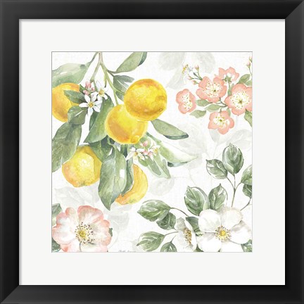 Framed Citrus Charm VI Print