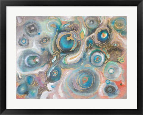 Framed Abstract Stones Print