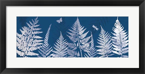 Framed True Blue I Panel Print