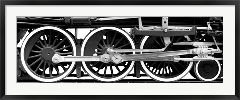 Framed Hudson Base Wheels Print