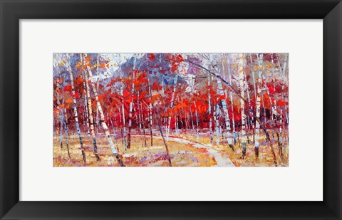 Framed Autumn Joy Print