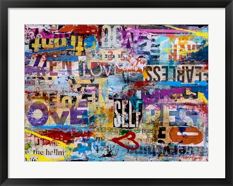 Framed Metromix Luv II Print