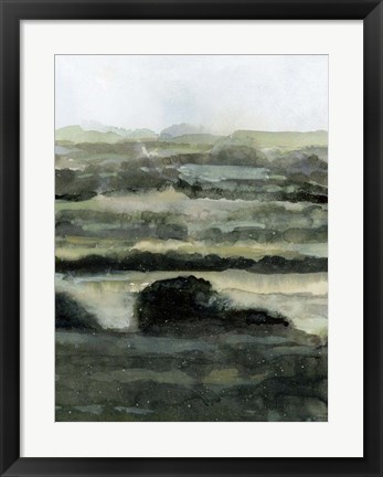 Framed Distant Ribbons II Print
