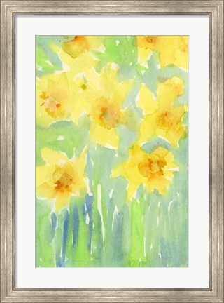 Framed Daffodils II Print