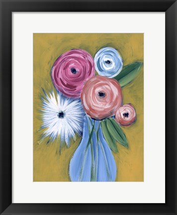 Framed Fictitious Floral II Print