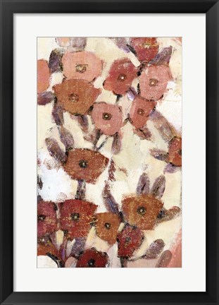 Framed Floral Patterns I Print