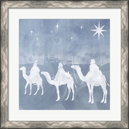 Framed Star of Bethlehem II Print