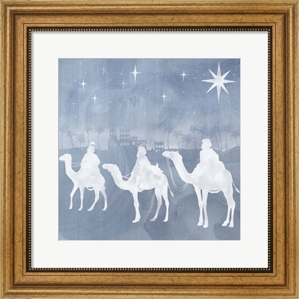 Framed Star of Bethlehem II Print